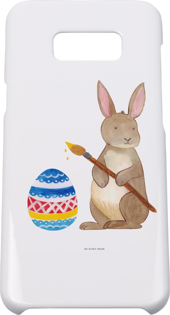 Mr. & Mrs. Panda Samsung Galaxy S8 plus Handyhülle Hase Eier Malen - Weiß - Geschenk, Handy Case, Ostern, Cover, Hülle, Kaninchen, Frohe, Osterh...