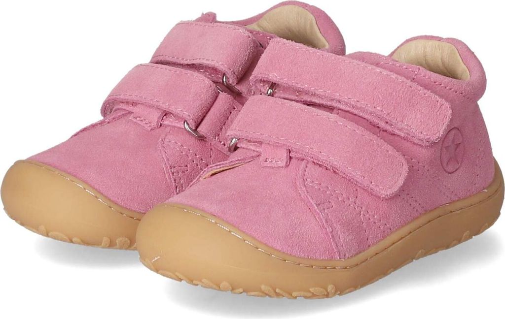 Bisgaard Kinder Klettschuhe HALE V Rosa Rauleder Größe:23 Produktbild 