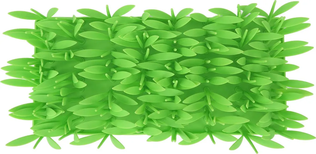 Gamelle anti-glouton silicone tapis de léchage pour chien et chat vert
