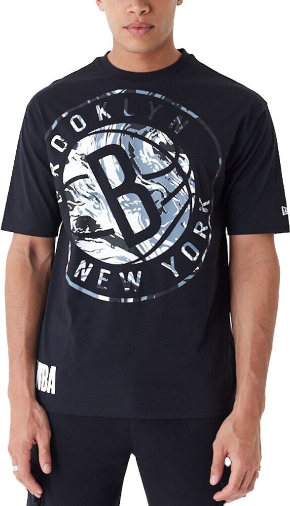 New Era NBA Oversized Shirt - INFILL Brooklyn Nets - L