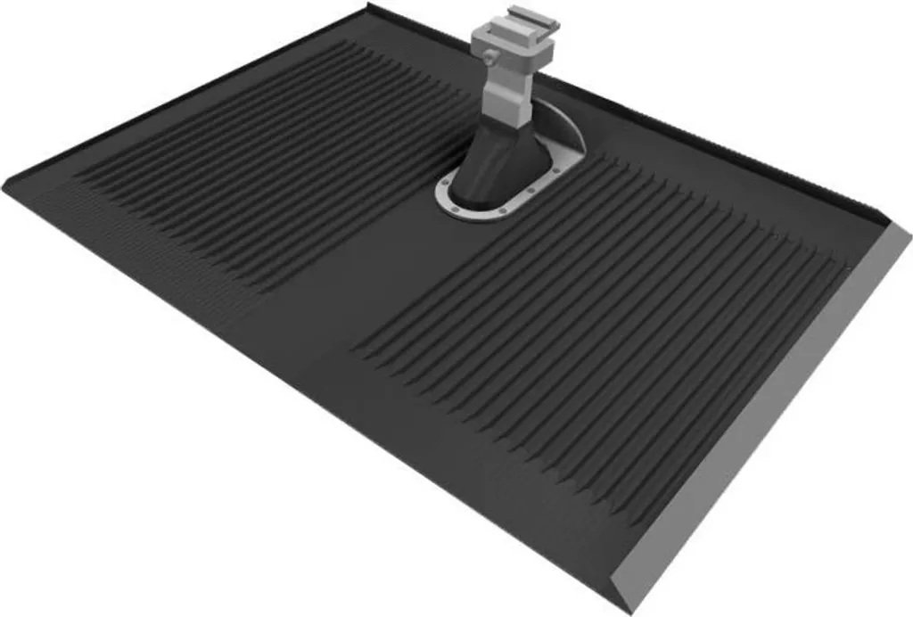 Crochet Alpha gris avec console plate 11500-01, fixation solaire acier