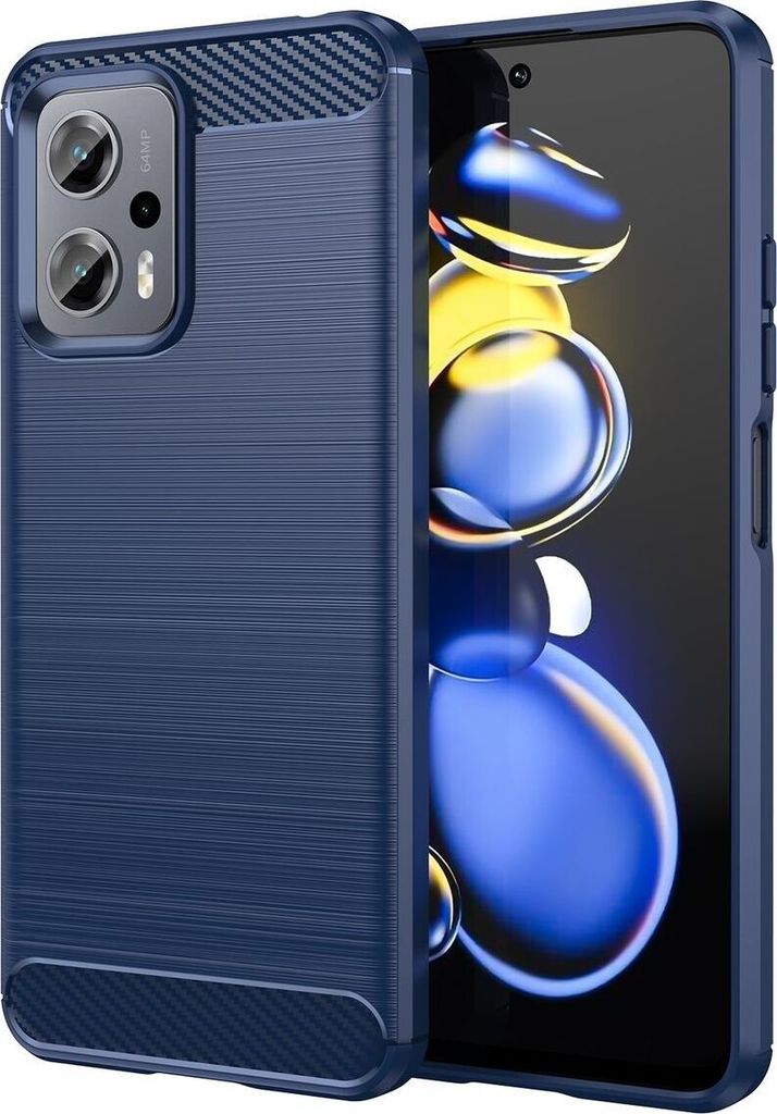 König Design Hülle kompatibel mit Xiaomi Redmi Note11T Pro 5G Kunststoff Soft Handyhülle - Handy Case Blau