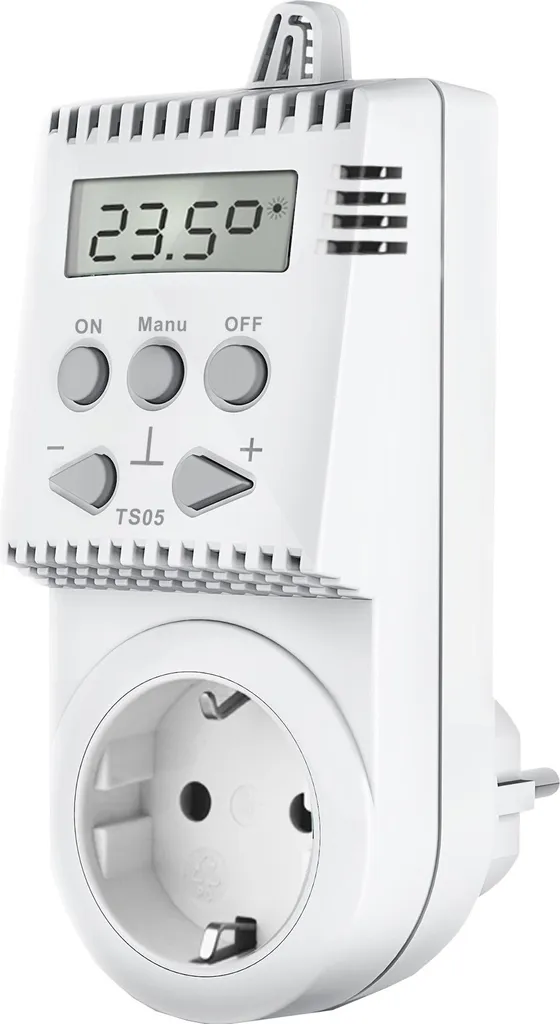Thermostat de prise EOB TS05 pour radiateur électrique et chauffage