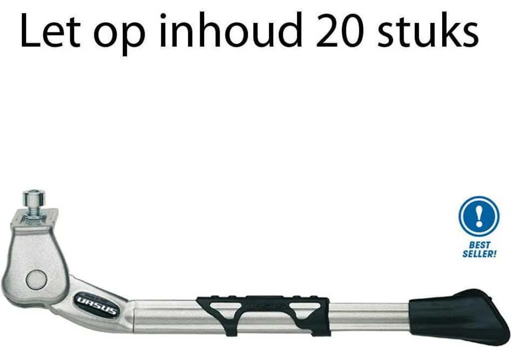 Béquille Standard King 24/28 pouces en Aluminium Argent - Stabilité