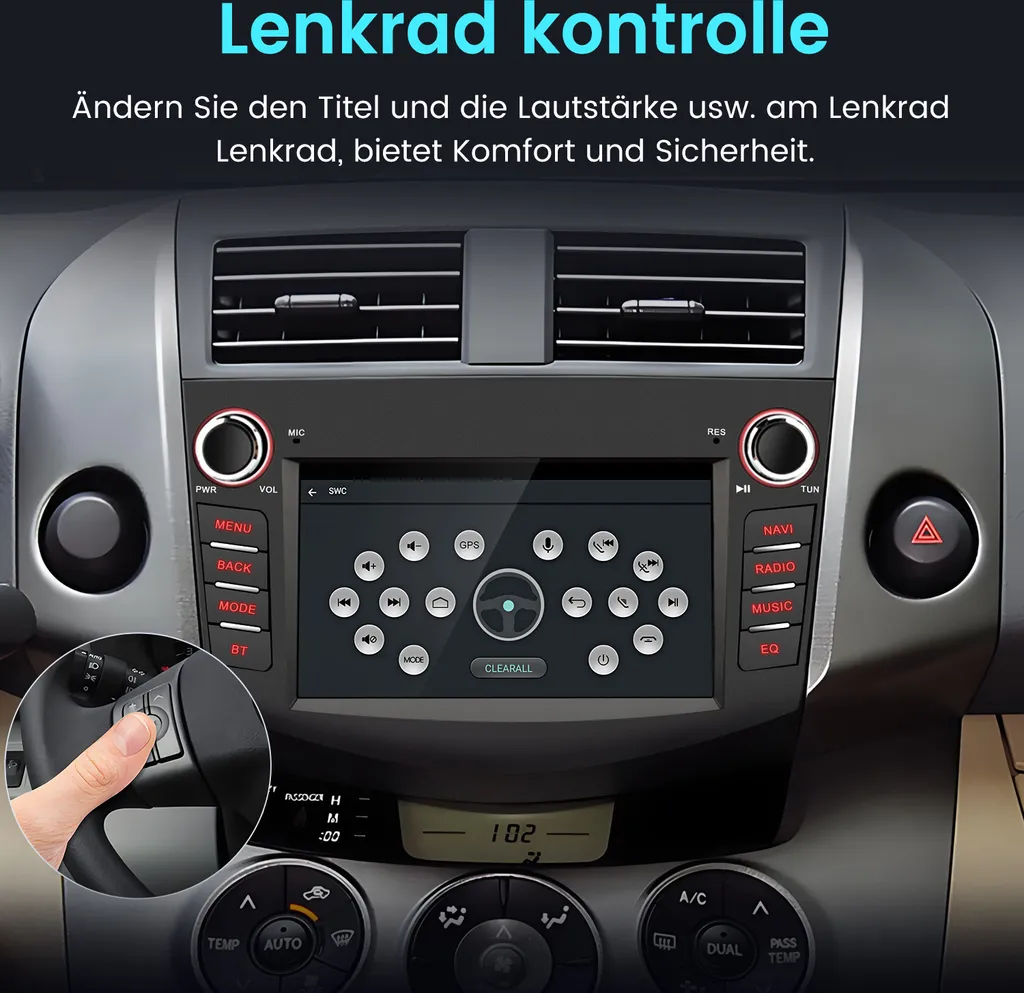 Autoradio Multimedia RAV4 2006-2012 | Android 15 GPS Bluetooth WIFI - 5