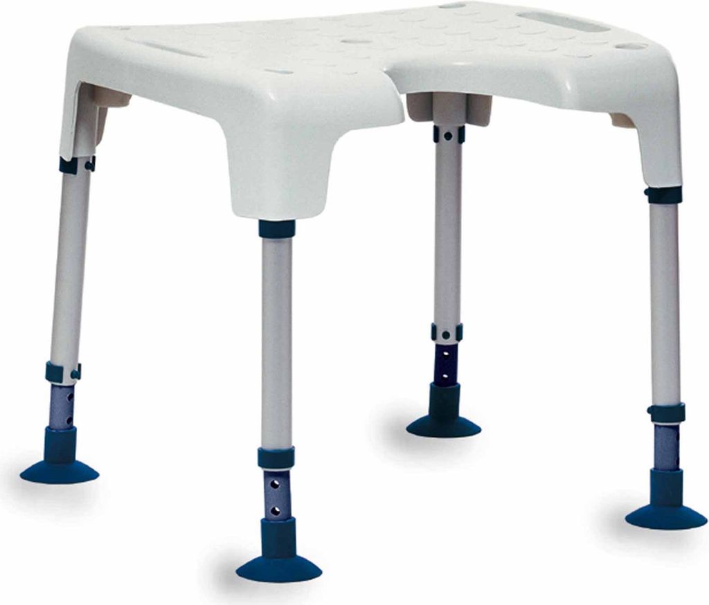 Duschhocker AQUATEC PICO mit Hygieneausschnitt Produktbild 