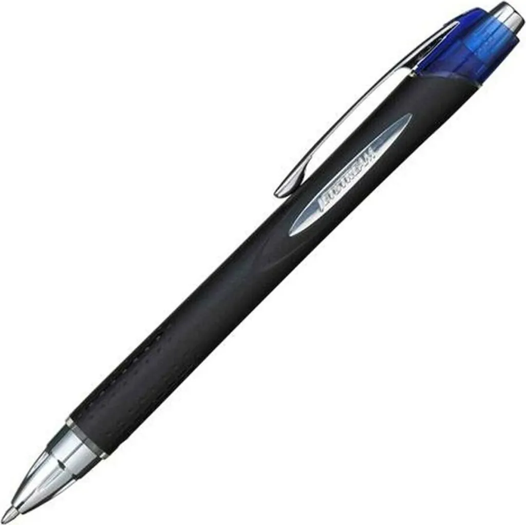 Stylo bleu uni-ball JETSTREAM 0,5 mm idéal pour prise de notes nette