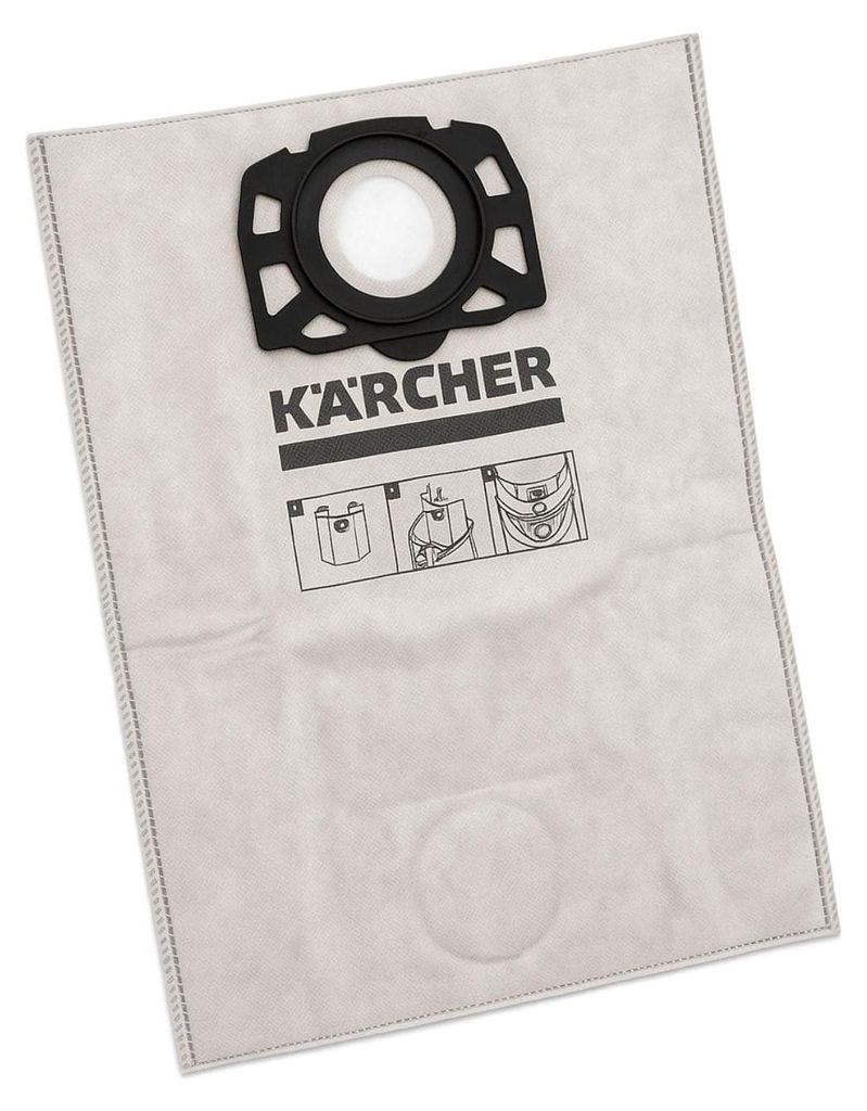 4 Original Kärcher Spezial-Vlies-Staubsaugerbeutel für WD 6 Produktbild 