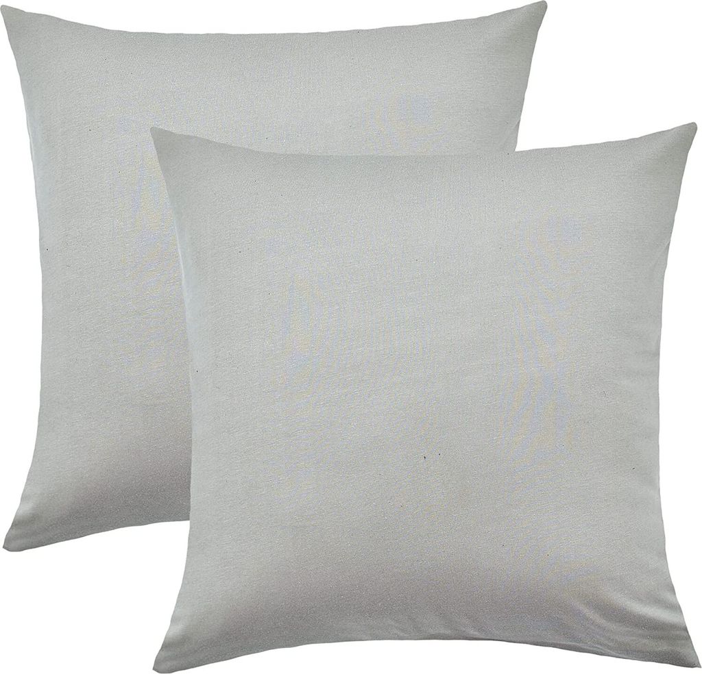 NatureMark 2er Pack Jersey Kissenbezug Kissenhülle Produktbild 
