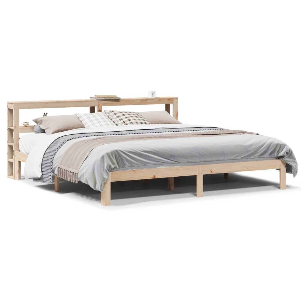 vidaXL Bettgestell mit Kopfteil ohne Matratze 200x200 cm