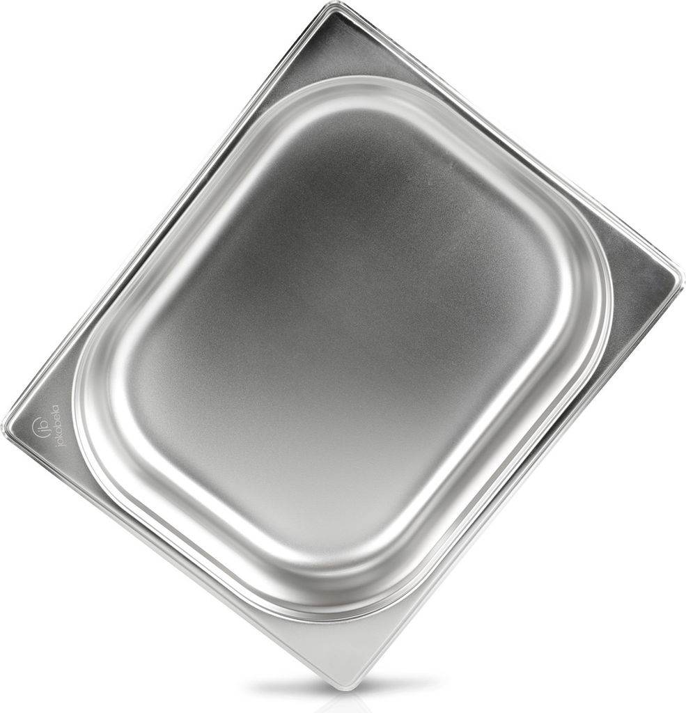 jokobela GN-Behälter 1/2 65 mm aus Premium-Edelstahl (4 L Fassungsvermögen) Maße: 325x265×65 mm - Gastronormbehälter ideal für Garen mit Chaf...