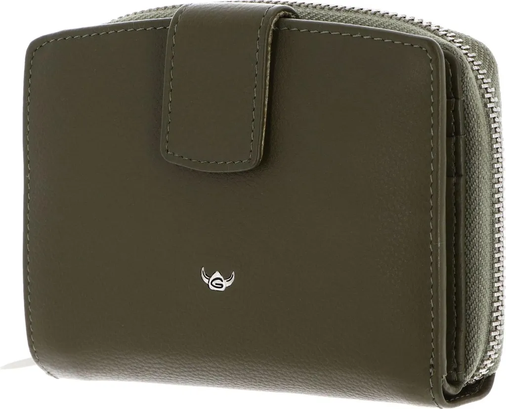 Portafoglio RFID Golden Head Madrid Pelle Oliva | Sicurezza e Stile
