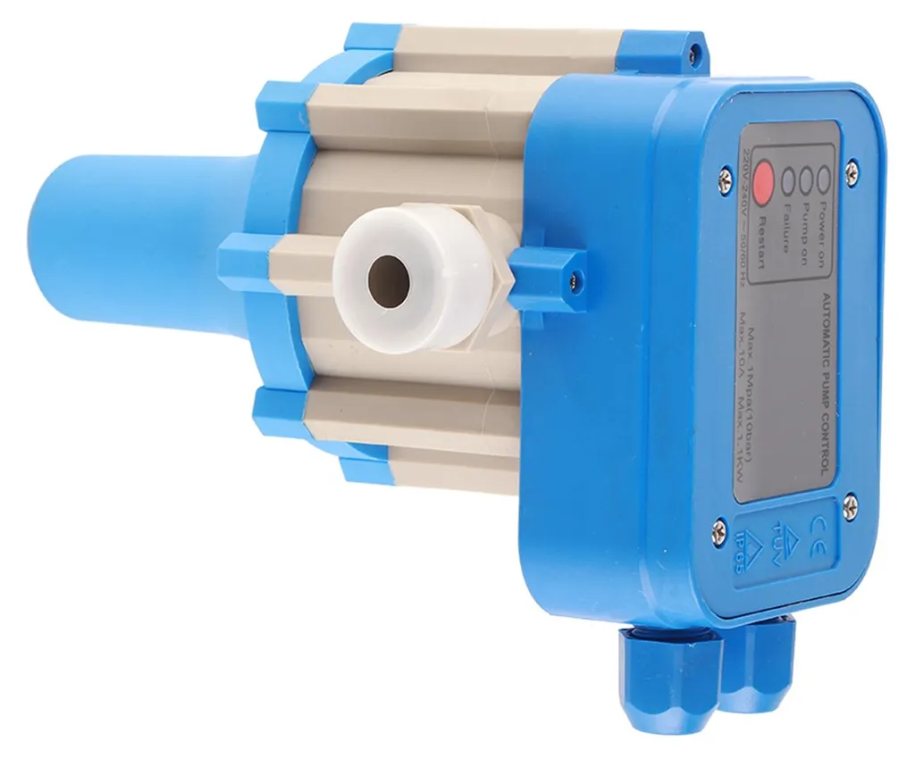 Interrupteur Électronique pour Pompe à Eau avec Manomètre de Contrôle
