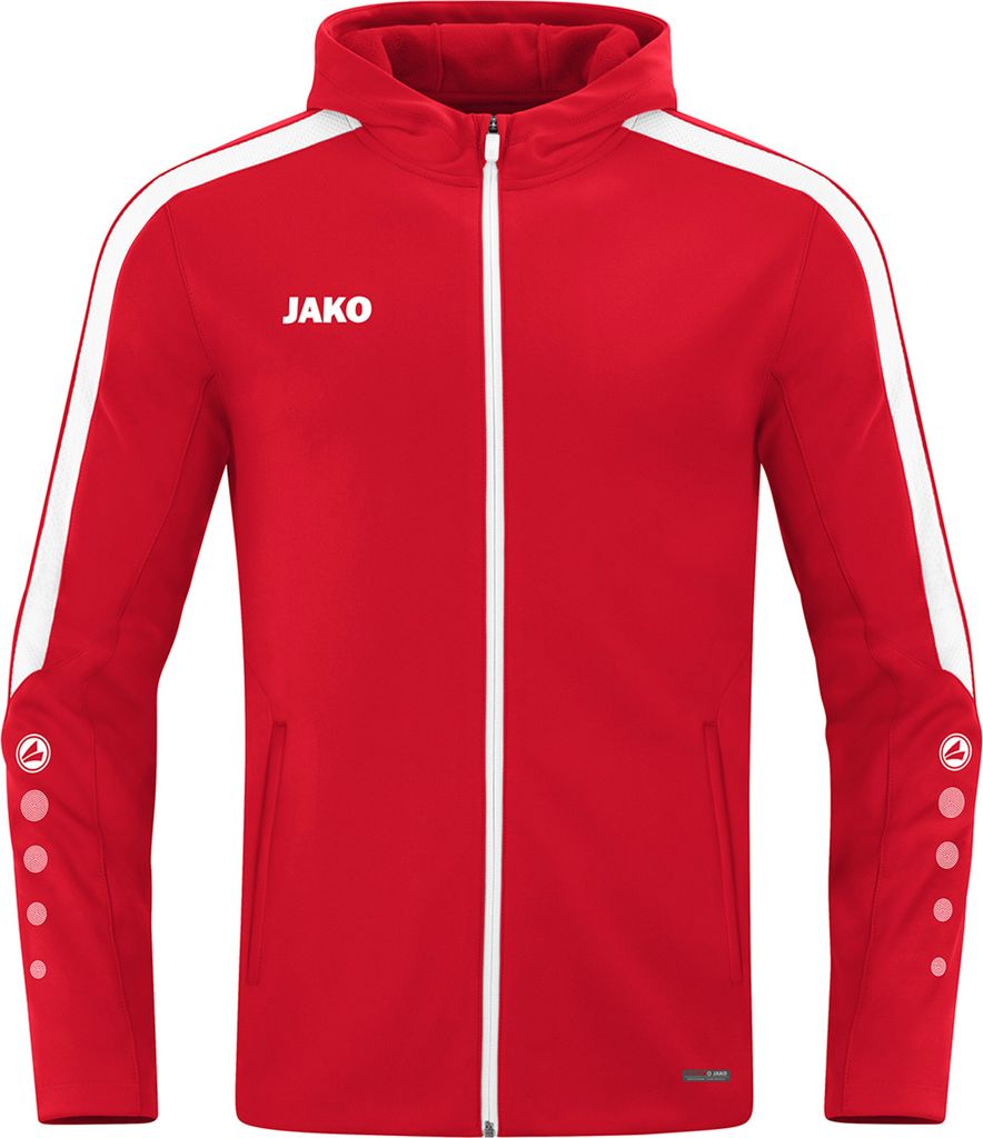 Jako Kapuzenjacke Power rot 140 Produktbild 