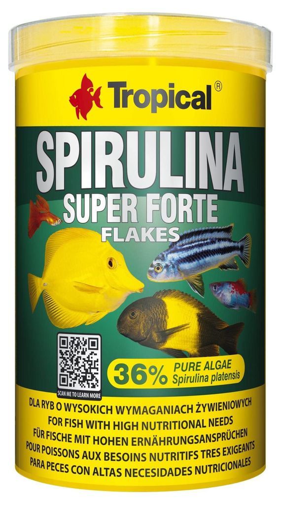 Tropical Super Spirulina Forte 36% Flocons Image du produit 