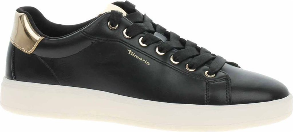 Tamaris Damen Sneaker Court Schnürer Vegan mit losen Produktbild 
