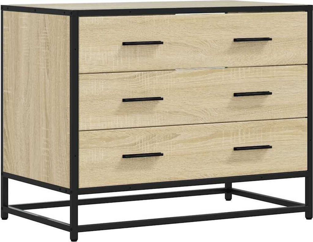 Schubladenschrank Sonoma-Eiche 70x41x56 cm Holzwerkstoff