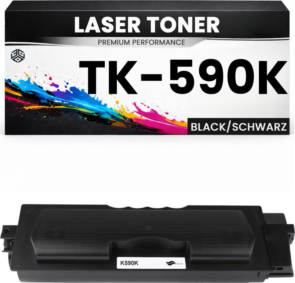 XXL Toner kits kompatibel für Kyocera TK-590K ECOSYS M6026cdn/M6026cidn/M6526cdn/M6526cidn/P6026cdn FS-C2026 MFP/C2026 MFP+/C2126 MFP/C2126 MFP+/C...