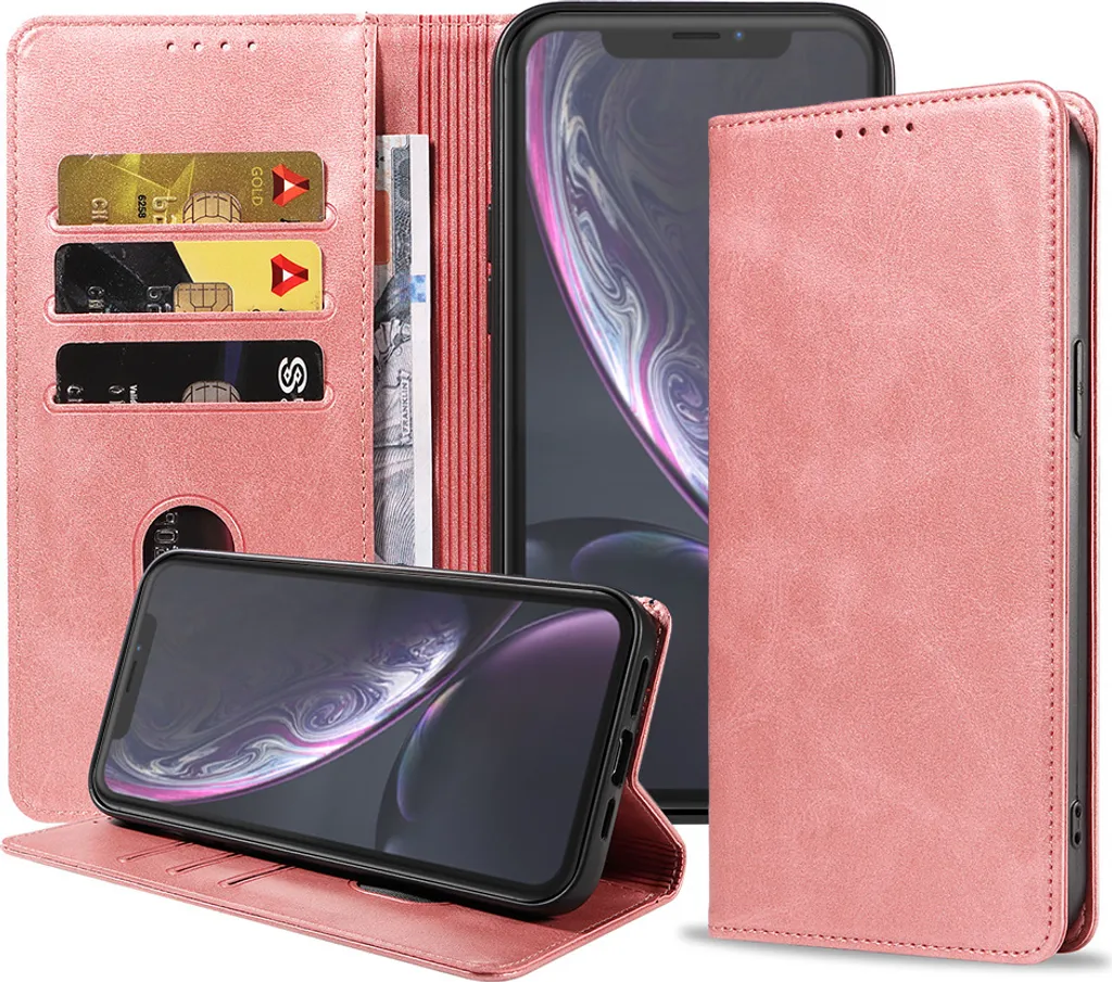 Custodia iPhone XR Rosa per Mamme | Wallet Case Smartphonica con Magnete
