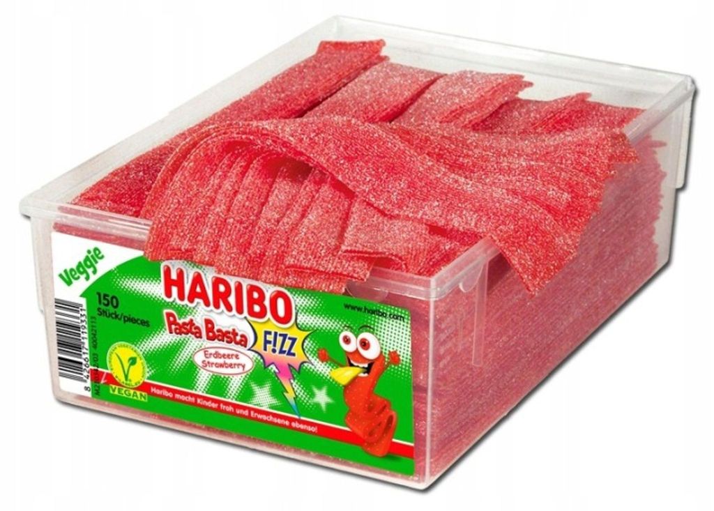 HARIBO 10043392 HARIBO Pasta Basta Erdbeere Fruchtgummi 150 Immagine del prodotto 