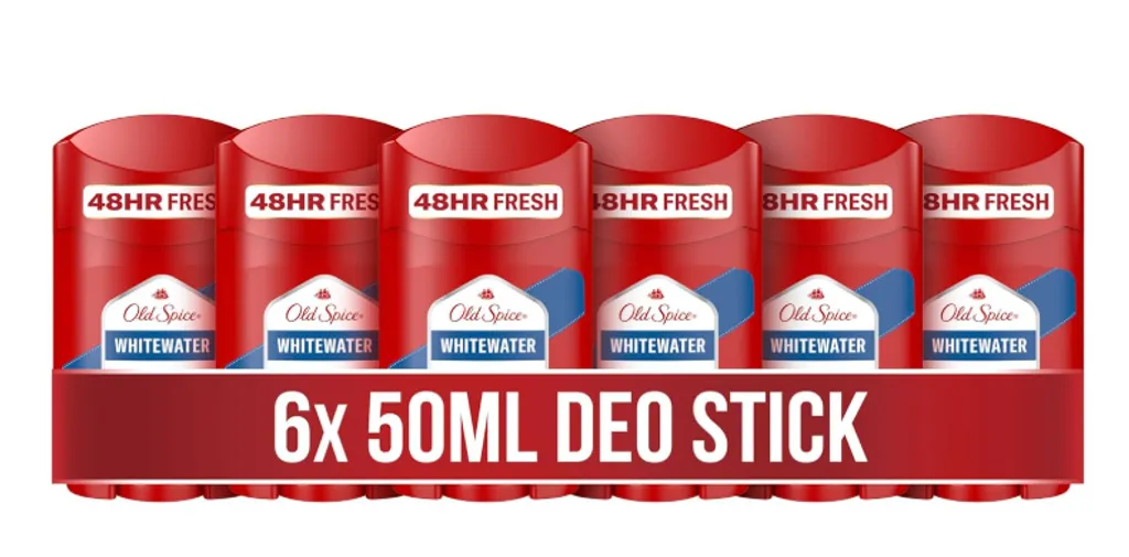 Déodorant Old Spice Eau Blanche Stick Solide Fraîcheur Longue Durée