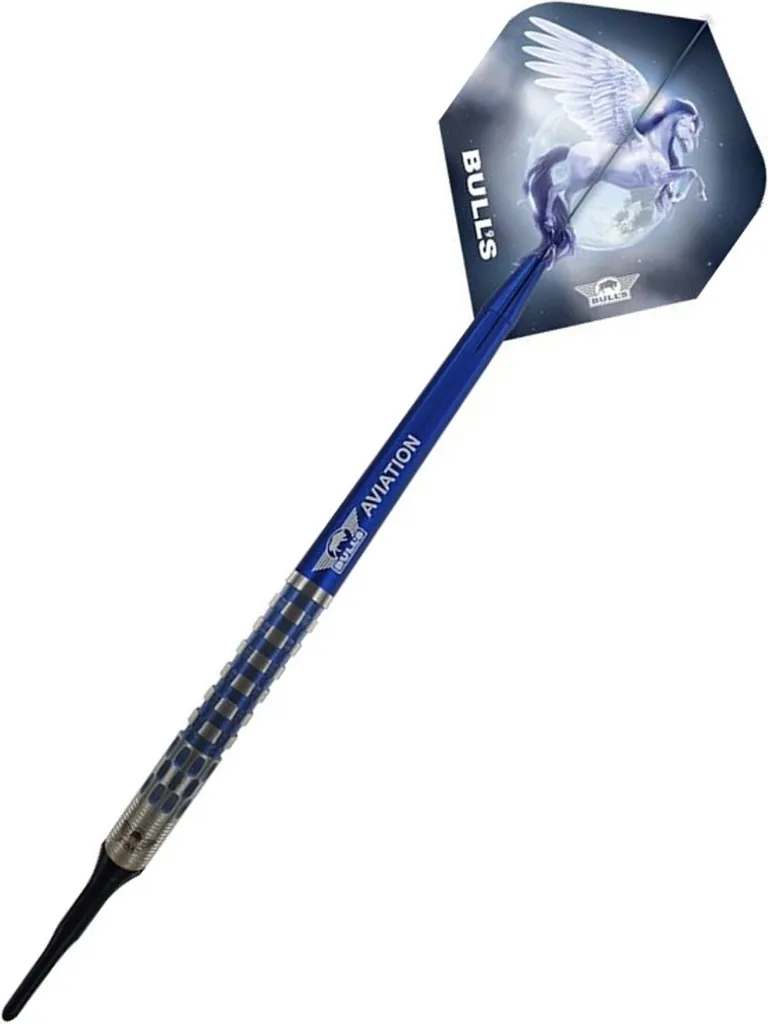 Plus de précision : fléchettes Bull's Blue Pegasus 22g tungstène 95%