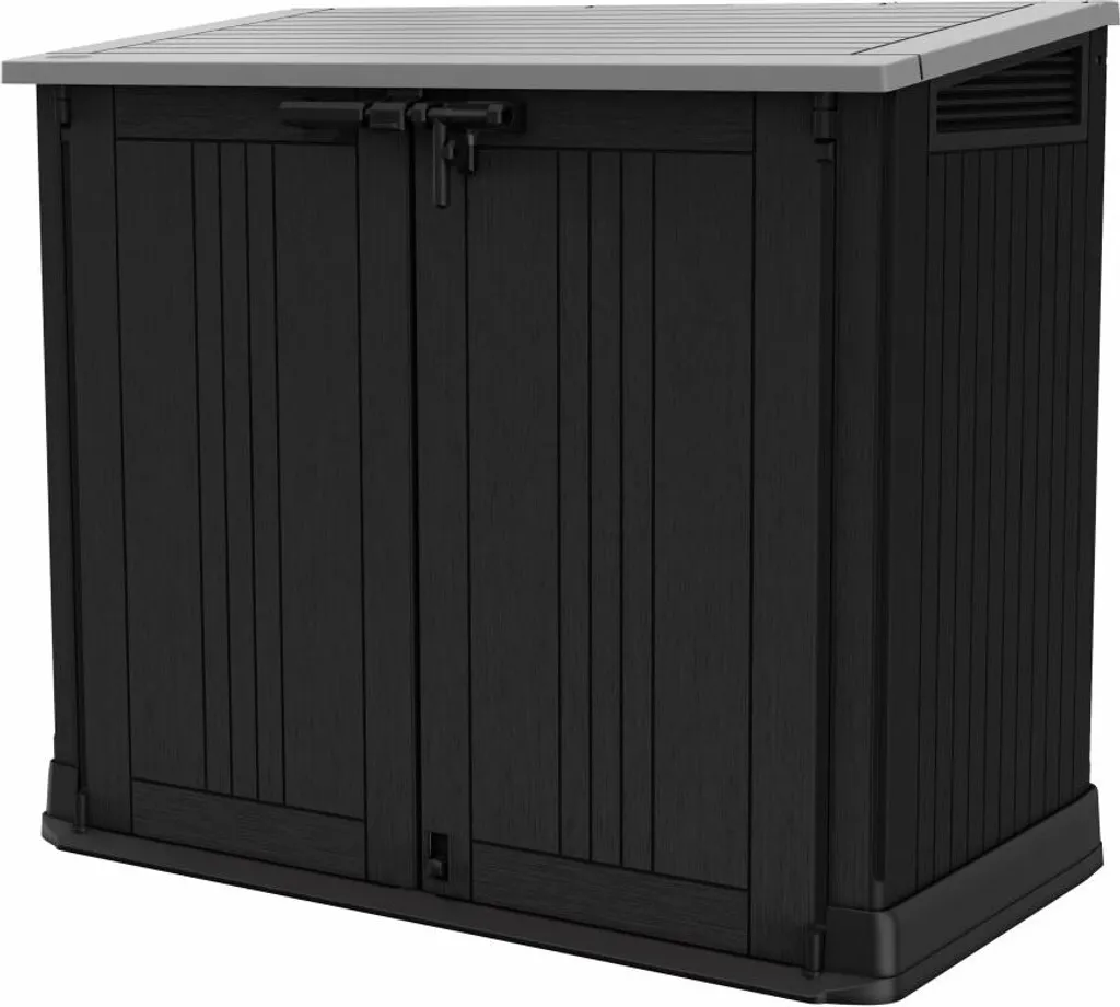 Coffre de jardin Keter Store It Out PRIME en résine avec vérins 1.3m