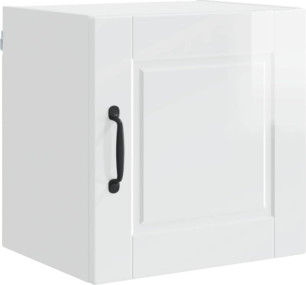 Wandschrank PORTO Hochglanz Weiß 40 x 31 x 40 cm Holzwerkstoff