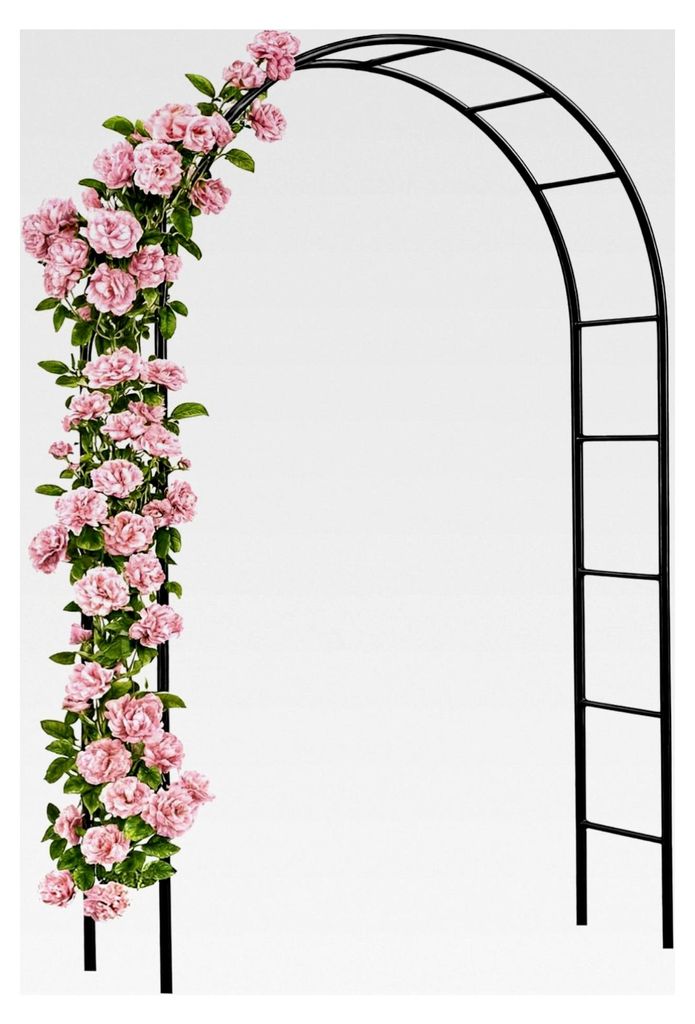 Rosenbogen 240x140x37cm Metall Wetterfest Garten Rankgitter