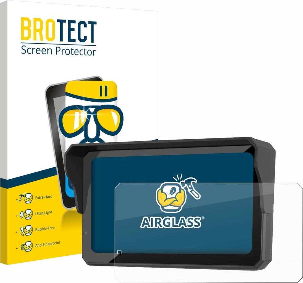 BROTECT Schutzglas für Carpuride W602S Pro Schutzfolie Panzer Folie Glas Display Schutz klar