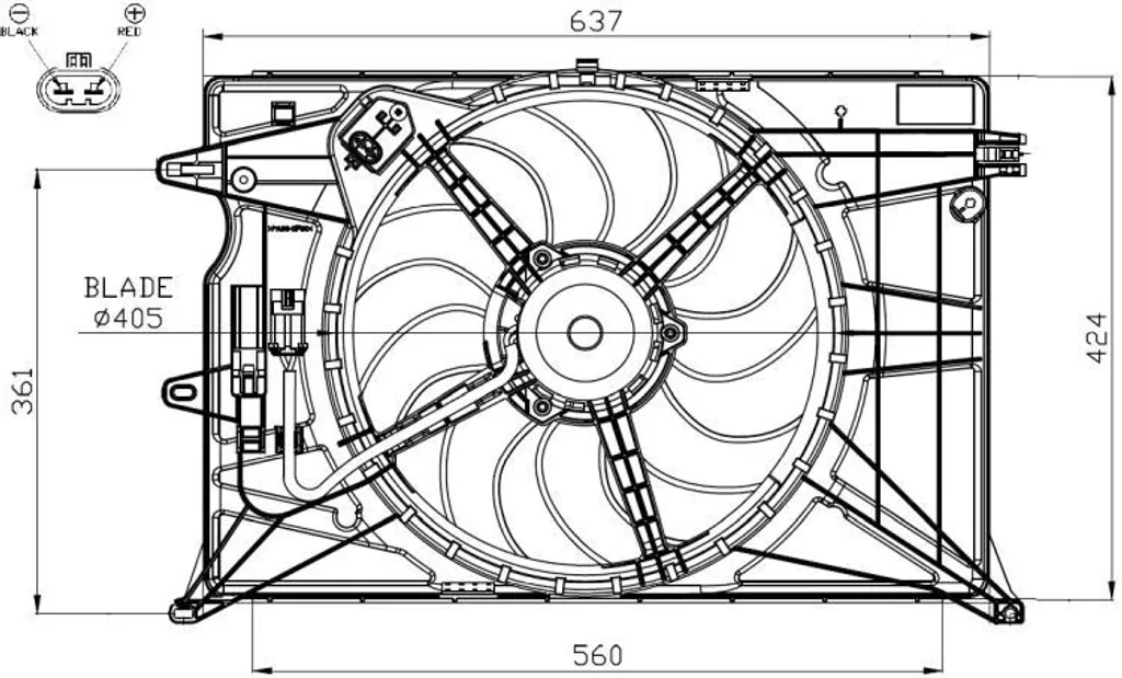 Ventilateur de radiateur contre surchauffe moteur Fiat 500X OE