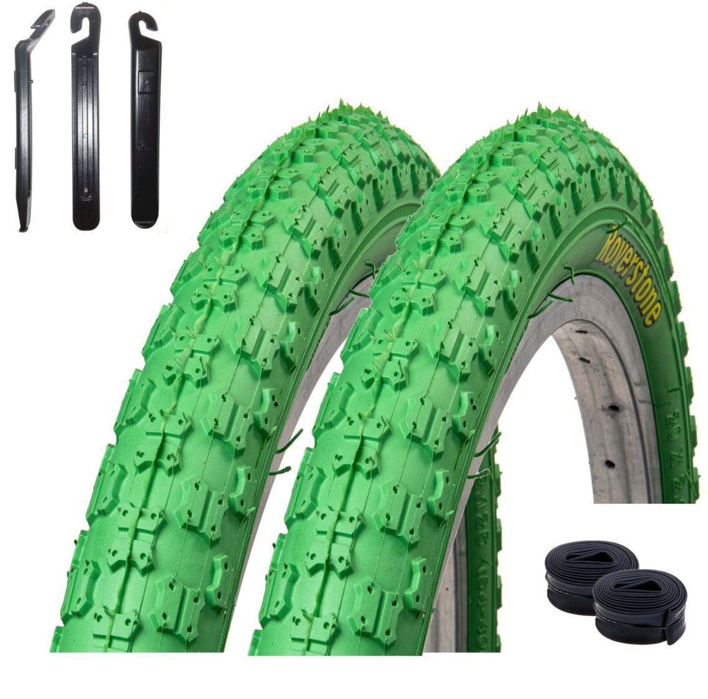 2 x Roverstone Fahrradreifen 20 x 2,125 (54-406) Grün + 2 Produktbild 