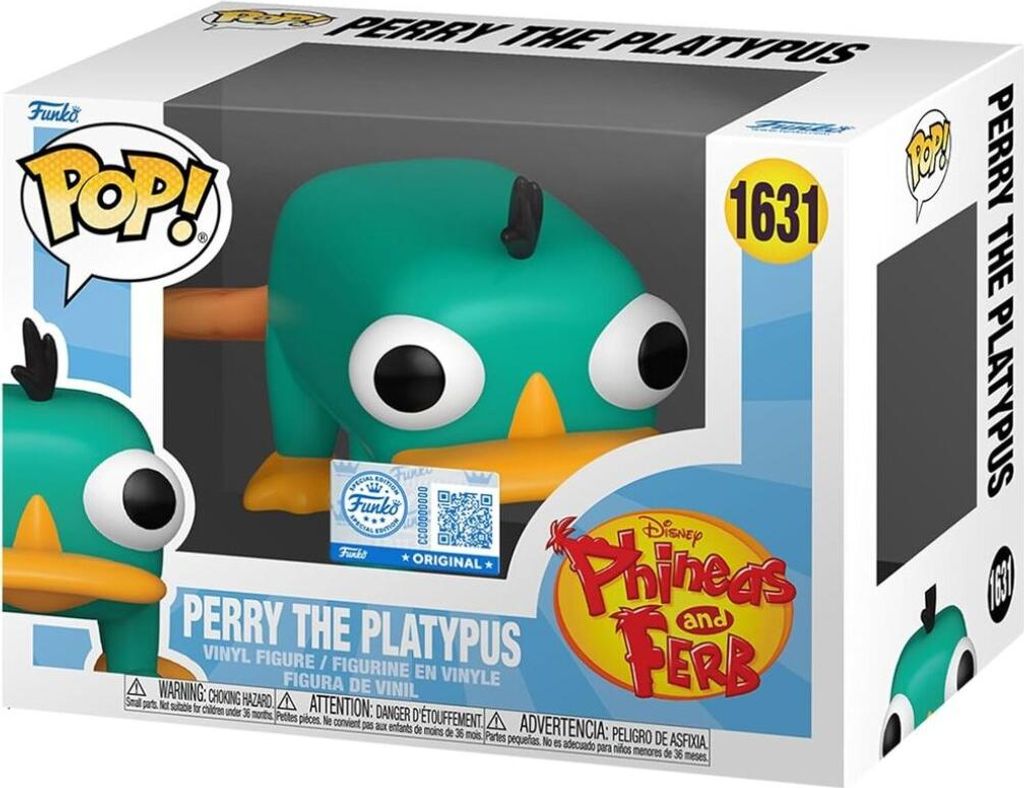 FUNKO POP! Figurina in vinile Disney Phineas e Ferb Perry Immagine del prodotto 