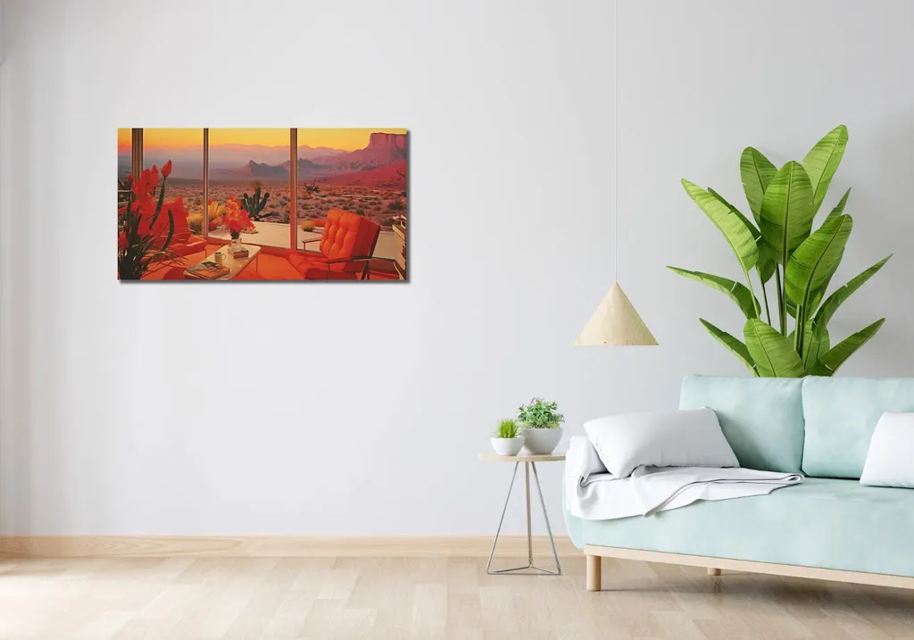 Toile Imprimée Grand Format Image 100x50 cm Propriété Wüstendom