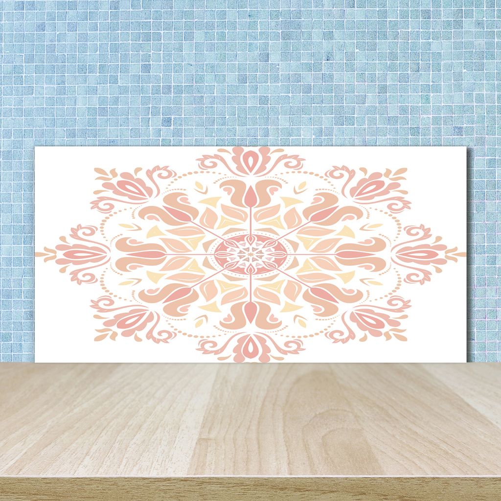 Tulup Küchenrückwand Spritzschutz aus Glas -100x50 -Spritzschutz auf gehärtetes GlasDeko Kunst Verzierungen