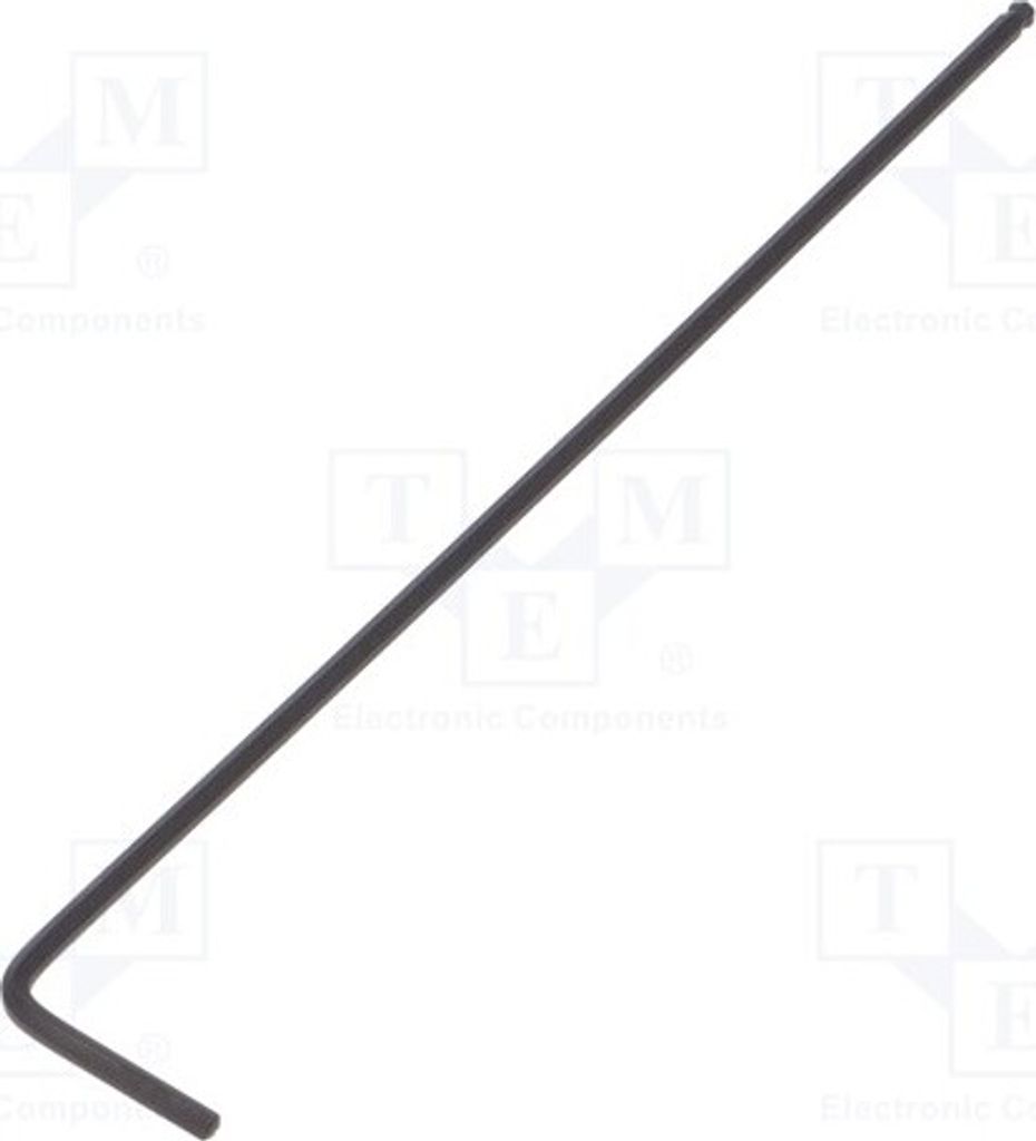 1x Schlüssel Sechskant,kugörmig HEX 1,5mm L. ges: 91mm 05638 Innensechskant- und