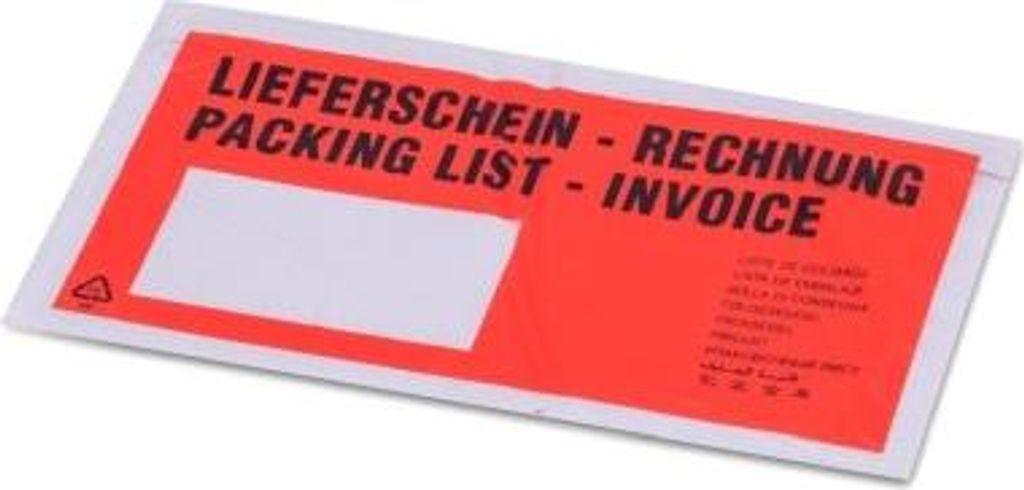 Kurierumschlag Wysylkowa DL – 1000 Stück LIEFERSCHEIN