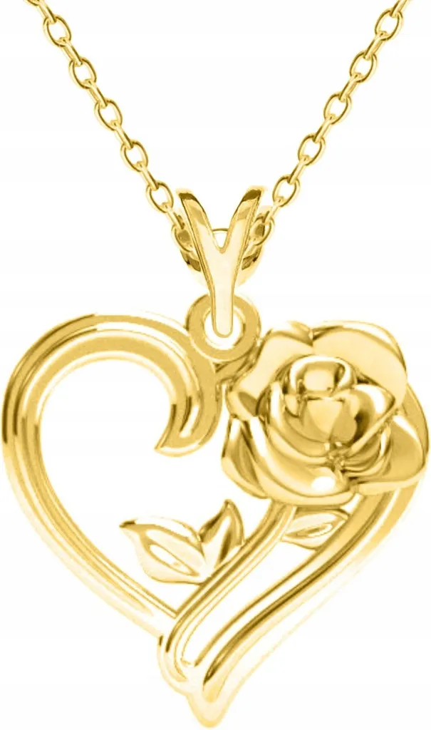 Offerta Lampo: Collana Cuore Tulipano Argento 925 Sottocosto