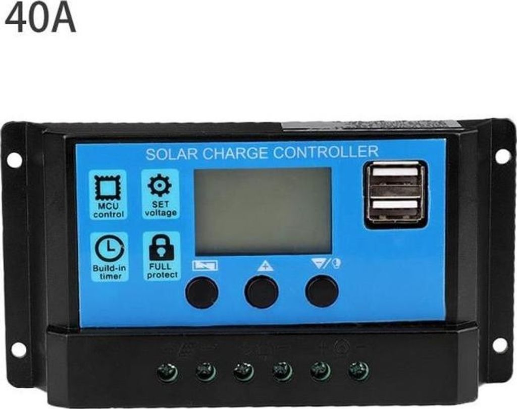 Solarladeregler, automatischer Solarladeregler, 40A 12V 24V Produktbild 