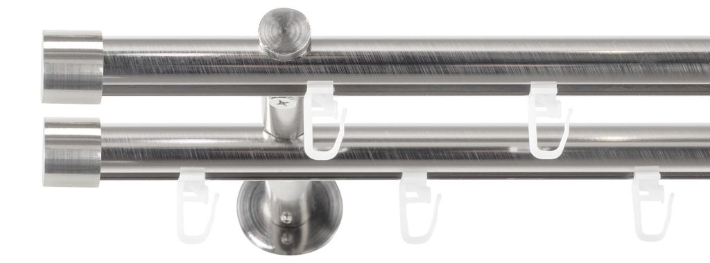 SN Deco Gardinenstange Innenlauf Brest, 19 mm, 2-läufig, Produktbild 