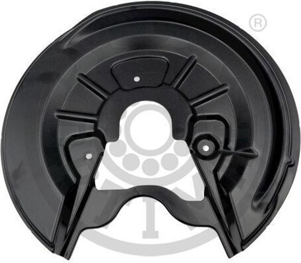 OPTIMAL Spritzblech Bremsscheibe für VW GOLF VI (5K1) Hinten Rechts BSP-1005R Ankerblech