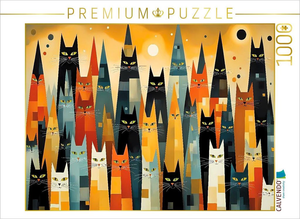 CALVENDO Puzzle Katzentraum | 1000 Teile Lege-Größe 64x48cm Foto-Puzzle für glückliche Stunden