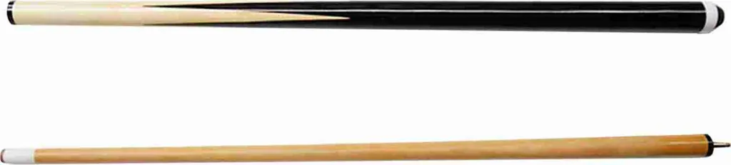 Queue de billard 1/2 en bois blanc avec fourche arrière précise 120cm