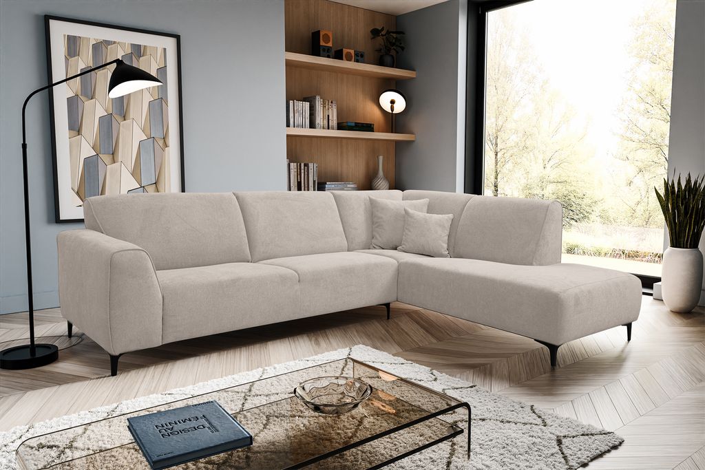 VENASI MULA Rechts Ecksofa ohne Schlaffunktion Sofa L Form Produktbild 