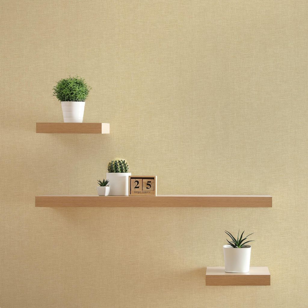 TADESSI Tapete Uni M1-No.1737 Vliestapete Beige Gelb Produktbild 