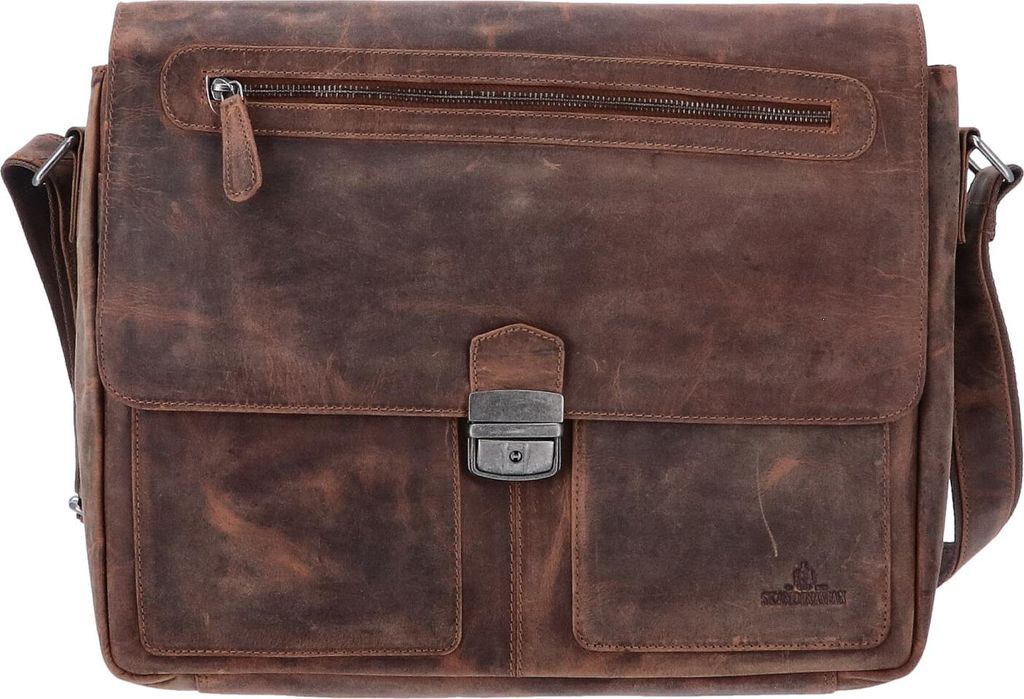 The Skandinavian Brand Leder Business Tasche tan hunter : braun-30 Farbsortierung: braun-30