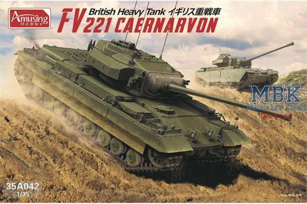 Maquette à monter Char FV221 Caernarvon British Heavy Tank 1/35 AH35A042