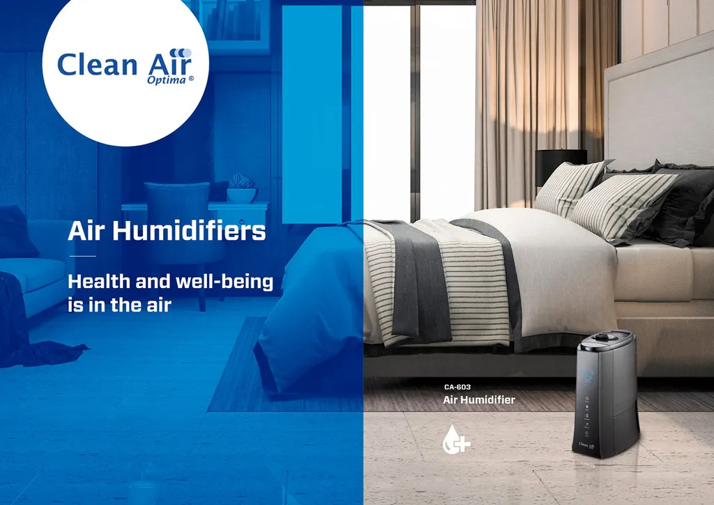 Humidificateur d'air pour chambre Optima CA-603 et salon 45m2 ionisant - 10