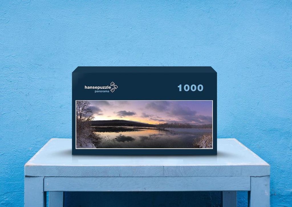 hansepuzzle 30243 - Sonnenaufgang Puzzle, 1050 Teile, Natur, 60,0 x 46,0cm mit hochwertiger Aufbewahrung, Kartonbox und wiederverschließbarem Beutel