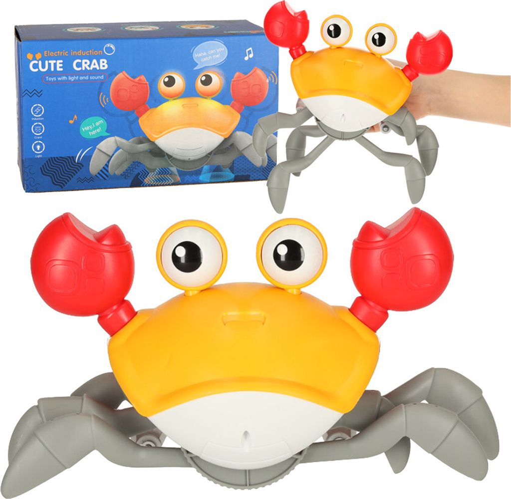 Interaktywny krab pełzający z żółtym dźwiękiem Zdjęcie produktu 